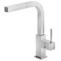 Virtuvės kriauklės maišytuvas CUADRO-TRES, chromas 106437