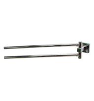 BaDe KALCYT Dvigubas rankšluosčio laikiklis, chromas CKa-7210 10