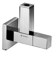 SCHELL Quad Kampinis vožtuvas 1/2 x 3/8 (10mm), chromuotas 053620699