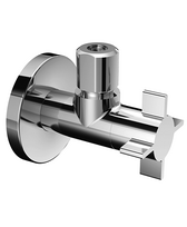 SCHELL 4Wing Kampinis vožtuvas 1/2 x 3/8 (10mm), chromuotas 053930699