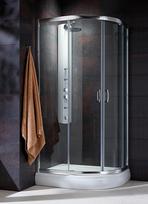 Radaway asimetrinė dušo kabina Premium Plus E 90x80 cm (30492-01-01N)