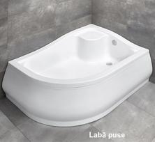 Dušo padėklas Radaway Korfu Gilus Pusapvalis E 120x90 cm
