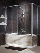 Radaway vonios sienelė su slankiosiomis durimis Vesta DWD+S 170x80 cm