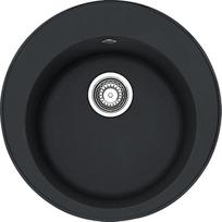 FRANKE virtuvės kriauklė RONDA 51 cm manual, ROG 610-41, onyx