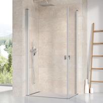 RAVAK Kvadratinė dušo kabina Chrome CRV1 80x80 cm (1 pusė) satinas