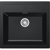 FRANKE Tectonite virtuvės plautuvė SIRIUS 56x53 cm, SID 610, Carbon