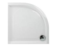 Dušo padėklas PAA CLASSIC RO80 akmens masės 80x80 cm R550 su paneliu baltas