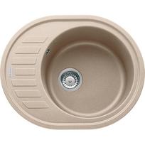 FRANKE Virtuvės kriauklė RONDA 62x50 cm, ROG 611-62 manual, beige