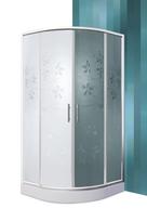 Roth Pusapvalė dušo kabina FLOWER NEO 900x900 mm