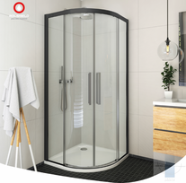 Roth pusapvalė dušo kabina ECR2N 900x900 mm