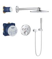 Dušo sistema Grohe termostatinis komplektas SmartControl Perfect Rainshower 310, 3 režimai, chromas 34709000