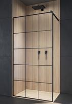 Radaway Dušo sienelė Modo New Black II Factory 110x200 cm