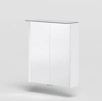 KAME Exclusive LOFT Veidrodinė spintelė 60x71 cm, MC3DML/60-70/D02-LFT Matinė balta