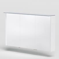 KAME Exclusive LOFT Veidrodinė spintelė 120x71 cm, MC3DML/120-70/D02-LFT Matinė balta