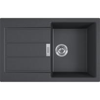 FRANKE Tectonite virtuvinė plautuvė SIRIUS 78 x 50 cm, S2D 611-78, carbon