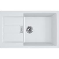 FRANKE Tectonite virtuves kriauklė SIRIUS 78 x 50 cm, S2D 611-78XL, Arktis weiss