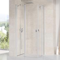 RAVAK Dušo kabina kvadratinė Chrome CRV2 80x80 cm (1 puse) satinas