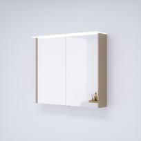 Kame Exclusive LOFT Veidrodis spintelė 80x71 cm, MC3DML/80-70/D15-LFT KAKAVOS RUDAS