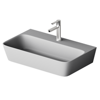 Praustuvė PAA QUADRO SilkStone 700x430mm matinė pilka