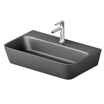 Praustuvė PAA QUADRO S SilkStone 700x430mm Grafitas