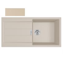 FRANKE Tectonite virtuvės kriauklė SIRIUS 100x51 cm, S2D 611-100, smėlio spalvos