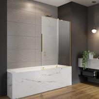 Radaway vonios sienelė su stumdomomis durimis Furo Gold II PND R 120 cm