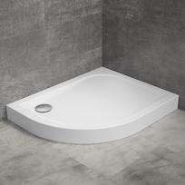 Dušo padėklas Radaway DELOS E Asimetrinis Pusapvalis Compact 100x80 cm R
