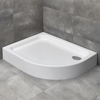 Dušo padėklas Radaway LAROS E Asimetrinis Pusapvalis Compact 100x80 cm L