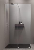 Radaway Dušo sienelė su slankiojančiomis durimis FURO 90x200 cm, L