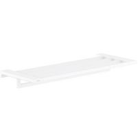 Vonios kambario lentyna Hansgrohe AddStoris su rankšluosčių stovu, 65 cm, matinė balta 41751700