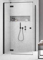 Radaway Kvadratinė dušo kabina Essenza New Black KDJ+S1 80x80 L