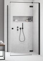 Radaway kvadratinė dušo kabina Essenza New Black KDJ+S1 80x80 R