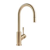Virtuvės kranas Villeroy & Boch Umbrella Flex, ištraukiama galvutė, auksas 92540003