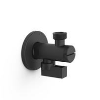 TRES Kampinis vožtuvas su filtru 1/2 x 3/8, juodas 9134525NM