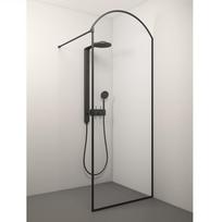 Stikla Serviss Dušo siena ARCO BLACK DEEP1 1100mm
