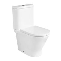 Roca Meridian Rimless Compact Vario WC puodas su Soft Close dangčiu, universalus išvadas, baltas