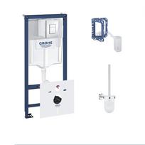 Tualeto komplektas Grohe Skate Cosmo mygtukas chromas 38732000, tualeto šepetys