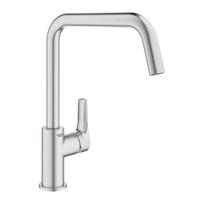 Virtuvės kriauklės maišytuvas Grohe Eurosmart Supersteel 30567DC0