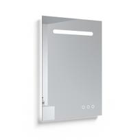 Kame SMART veidrodis su LED apšvietimu, USB ir Bluetooth 60x80 cm (MR-R04/60-80/TECH)