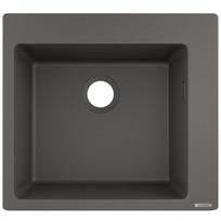 Hansgrohe S510-F450 Virtuvės kriauklė 56x51 cm, stone grey