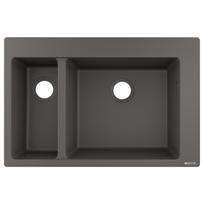 Hansgrohe S510-F635 Virtuvės kriauklė 77x51 cm, stone grey