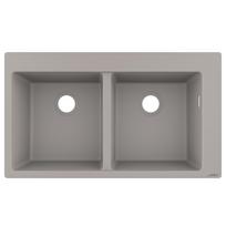 Hansgrohe S510-F770 Virtuvės kriauklė 88x51 cm, concrete grey
