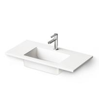 PAA LOTO MINI kriauklė akmens masės 800x400 mm, balta