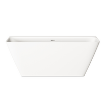 Vanna PAA QUADRO WALL 1600x750 mm. Akmens masė Balta