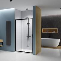 Radaway stumdomos dušo durys Premium Pro Black DWJ 120 cm L