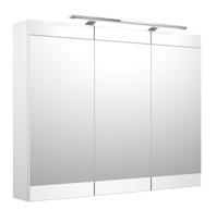 RAGUVOS BALDAI SERENA Retro vonios veidrodinė spintelė 100 cm su LED 1302711