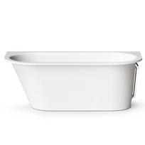 Vanna PAA VARIO M Akmens Masės su apvaliais kraštais 1560x750mm Balta