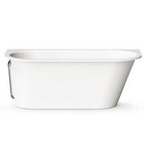 Vanna PAA VARIO L Akmens masės su apvaliais kampais BC 1680x750mm Balta