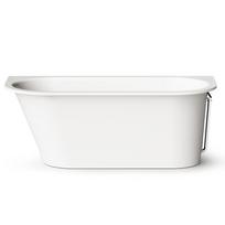 Vanna PAA VARIO L Akmens masės su apvaliais kampais AD 1680x750mm Balta