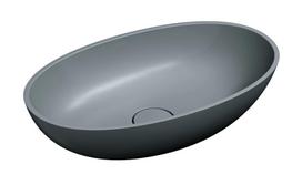 Vonios kriauklė Omnires SHELL M+ 60 x 35 cm pilka